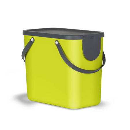 Koš na odpadky Rotho Albula 25L pro třídění odpadů - Limetková barva