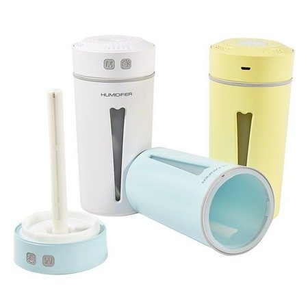 Ultradźwiękowy nawilżacz powietrza z aromaterapią wersja mini kolor biały