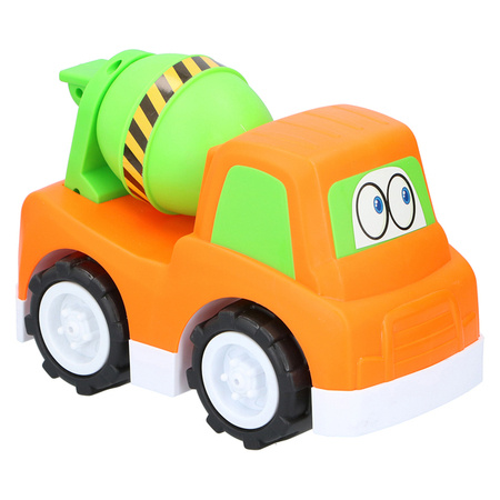 Zabawka dla dziecka betoniarka z bębnem Let's Play kolor pomarańczowo zielony